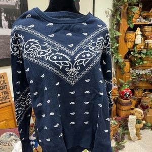 Lucky Brand Bandana Sweater